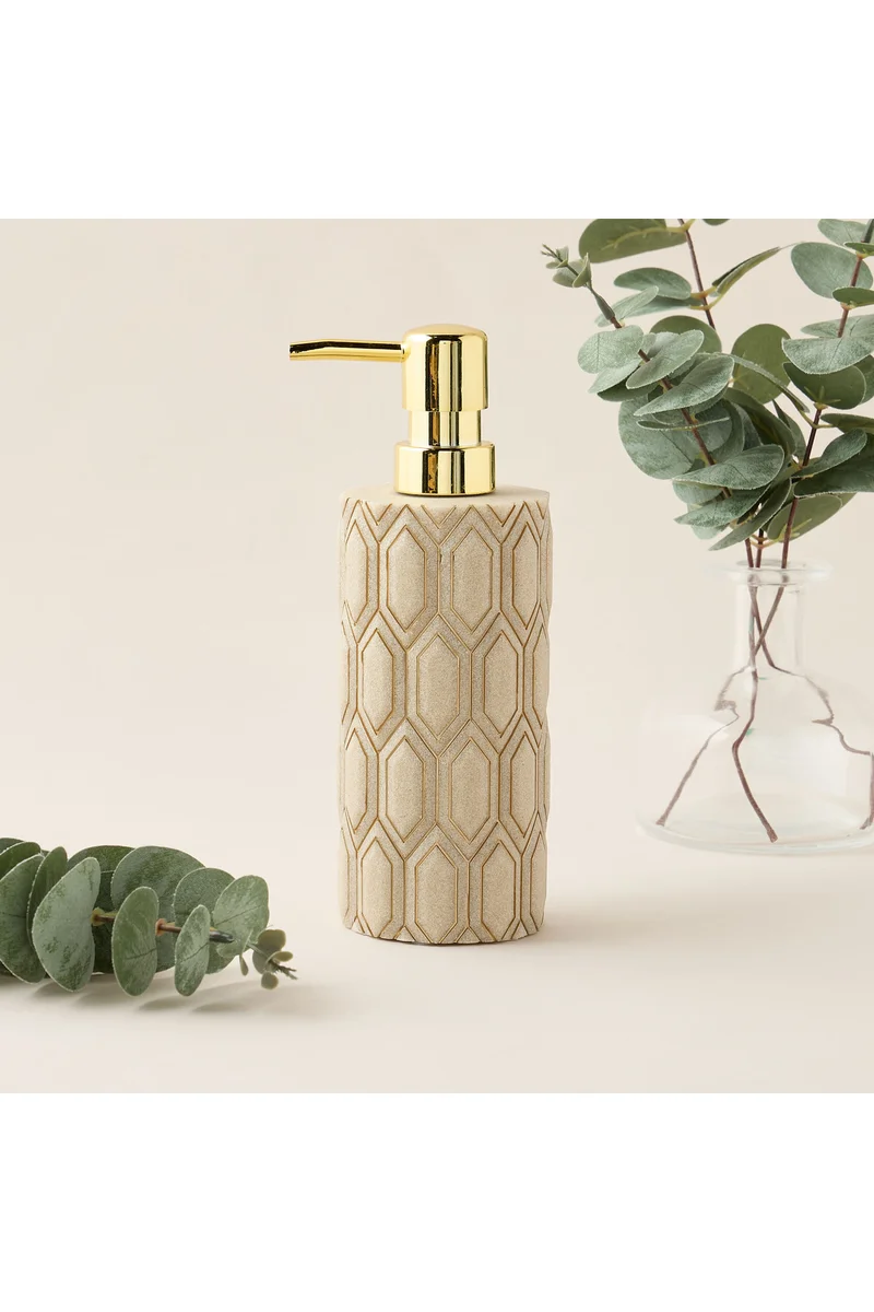 لايف ستايل Darwaza Geometric Textured Lotion Dispenser